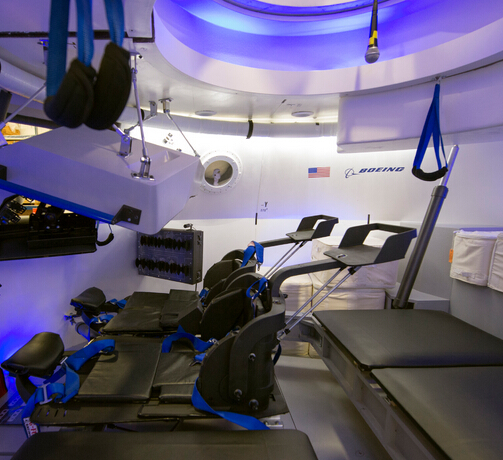 CST-100 manned spacecraft used LED light